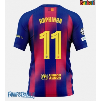 Barcelona Raphinha Belloli #11 Tricou Fotbal Replică 2025-26 Barbati Acasa